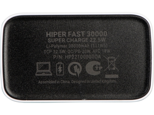 Изображение №6 | Портативный внешний аккумулятор «FAST», 30000 mAh (белый)