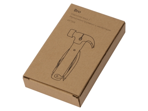 Изображение №11 | Мультиинструмент с молотком «Bro» (серебристый/натуральный)