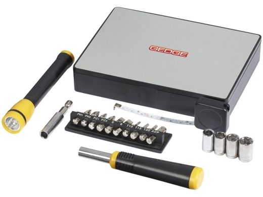 Изображение №6 | Набор инструментов 18 предметов (черный/желтый/серебристый)