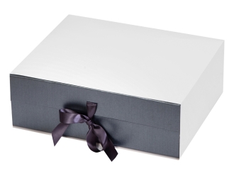 Изображение №7 | Коробка разборная с лентой и магнитным клапаном (графит)