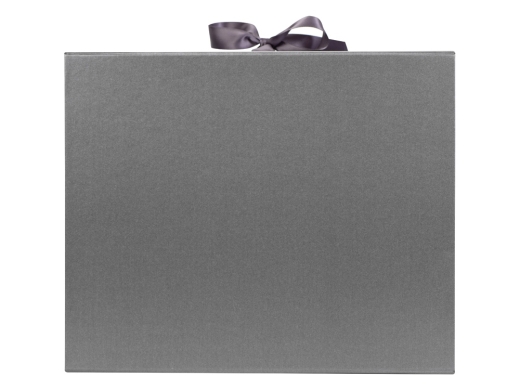 Изображение №4 | Коробка разборная с лентой и магнитным клапаном (графит)