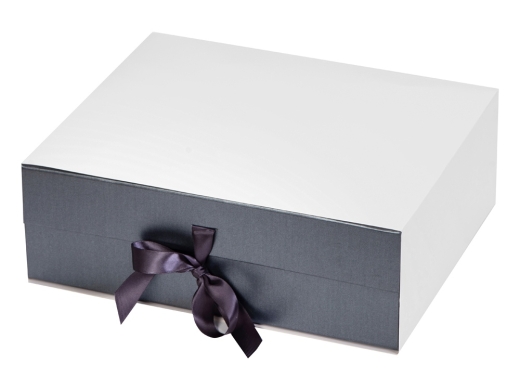 Изображение №7 | Коробка разборная с лентой и магнитным клапаном (графит)