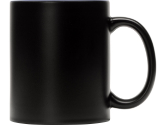 Изображение №2 | Кружка-хамелеон «Surprise» матовая (черный матовый/синий глянцевый)