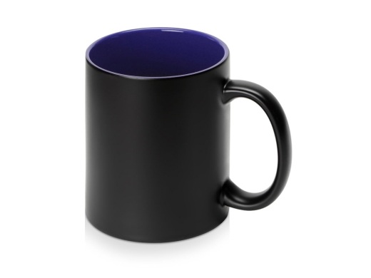 Изображение №1 | Кружка-хамелеон «Surprise» матовая (черный матовый/синий глянцевый)