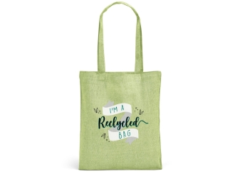 Изображение №2 | Сумка из переработанного хлопка «RYNEK», 140 г/м2 (светло-зеленый)