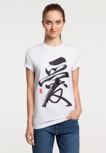 Изображение №1 | Футболка женская «Вечные ценности. Любовь», белая, размер S