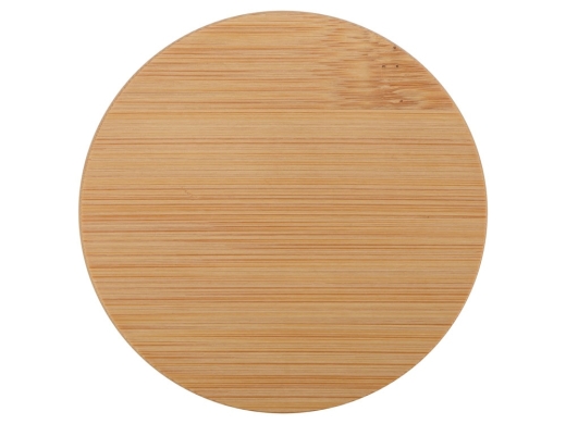 Изображение №4 | Стакан с двойными стенками и бамбуковой крышкой «Valday» (прозрачный, коричневая крышка)