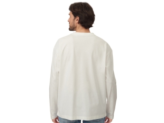 Изображение №5 | Лонгслив оверсайз «Berlin» унисекс XS-S (молочный)