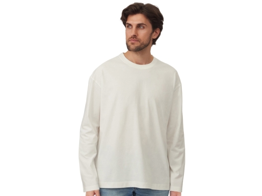 Изображение №2 | Лонгслив оверсайз «Berlin» унисекс XS-S (молочный)