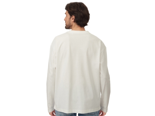 Изображение №5 | Лонгслив оверсайз «Berlin» унисекс XS-S (молочный)