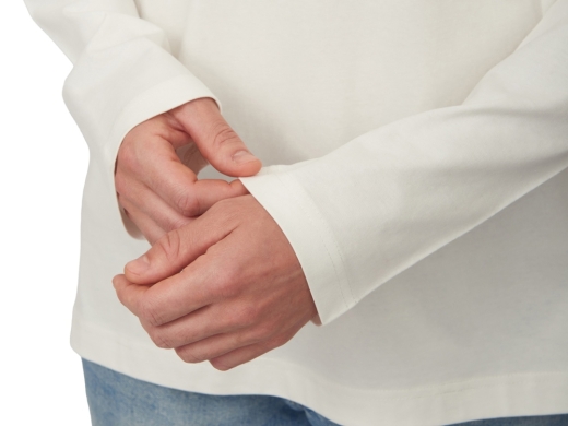 Изображение №6 | Лонгслив оверсайз «Berlin» унисекс XS-S (молочный)