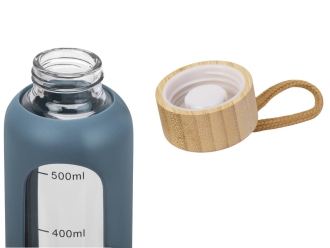 Изображение №6 | Бутылка из боросиликатного стекла «Hangy», 550 мл (серый антрацит)