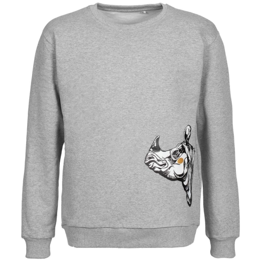 Изображение №2 | Толстовка NosoRock, серый меланж, размер S