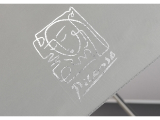 Изображение №2 | Зонт «Picau» c трафаретной печатью фольгой (серый)