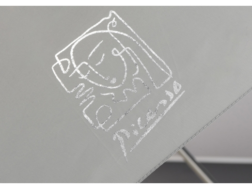 Изображение №2 | Зонт «Picau» c трафаретной печатью фольгой (серый)