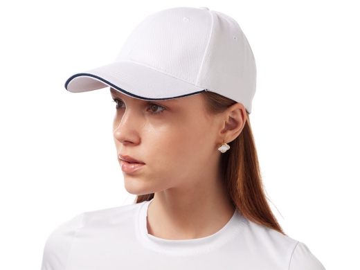 Изображение №3 | Бейсболка «Cancun» (белый, темно-синий)