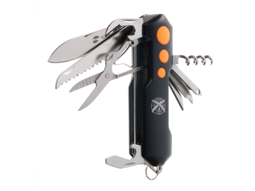 Изображение №3 | Нож перочинный, 96 мм, 15 функций (черный, оранжевый)