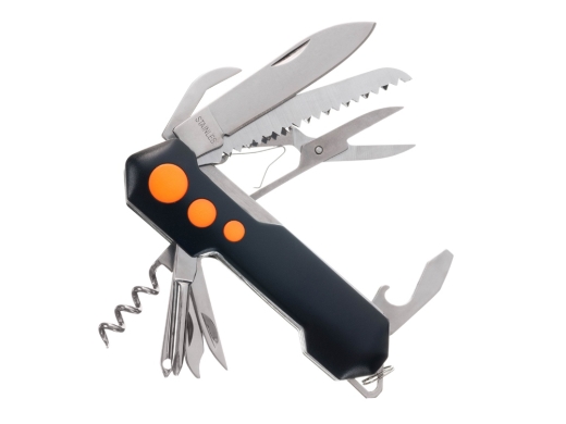 Изображение №4 | Нож перочинный, 96 мм, 15 функций (черный, оранжевый)