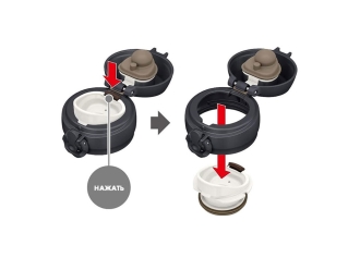 Изображение №7 | Термос «JNL-356», 350 мл (черный дымчатый)