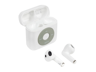 Изображение №1 | Беспроводные наушники TWS с плеером 32 ГБ «HTW-HDX15» (белый)