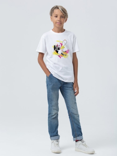 Изображение №5 | Футболка детская «Обними кота», белая, на рост 130-140 см (10 лет)