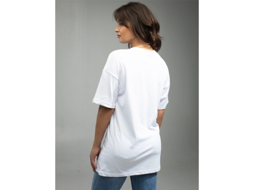 Изображение №6 | Оверсайз футболка для сублимации «Evolution» унисекс S (белый)