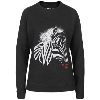 Изображение №2 | Толстовка женская «Арт-рокстар. Kiss Me», черная, размер S