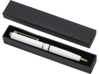 Изображение №2 | Шариковая металлическая ручка «Monarch Gold» (белый)