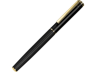 Изображение №1 | Ручка-роллер металлическая «Monarch Gold» (черный)
