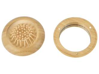 Изображение №7 | Расческа с зеркалом «Daisy» из бамбука (натуральный)