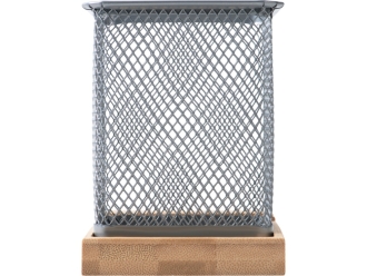 Изображение №5 | Подставка для ручек и телефона «Fika» (серебристый, натуральный)