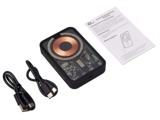 Изображение №3 | Беспроводной магнитный внешний аккумулятор с QC\PD «MagnifIQ», 10000 мАч, 15 Вт (черный)