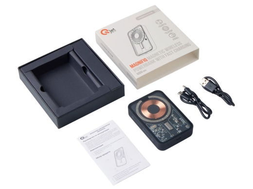 Изображение №10 | Беспроводной магнитный внешний аккумулятор с QC\PD «MagnifIQ», 10000 мАч, 15 Вт (черный)