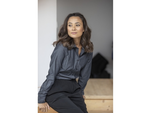 Изображение №4 | Рубашка «Cuprite» женская XS (светло-синий)