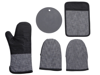 Изображение №2 | Набор кухонных прихваток «Heat Huggers» (темно-серый)