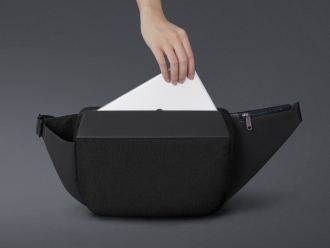 Изображение №10 | Антикражная сумка-слинг Snapsling (серый)