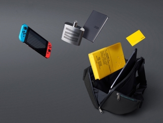 Изображение №12 | Антикражная сумка-слинг Snapsling (серый)