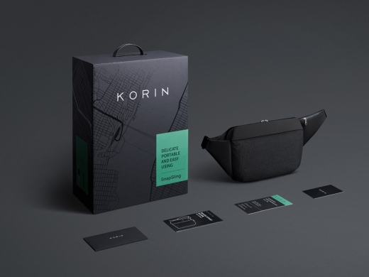 Изображение №9 | Антикражная сумка-слинг Snapsling (серый)