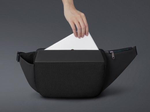 Изображение №10 | Антикражная сумка-слинг Snapsling (серый)