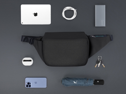 Изображение №11 | Антикражная сумка-слинг Snapsling (серый)