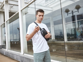 Изображение №22 | Антикражная сумка на пояс Clickpack (черный)