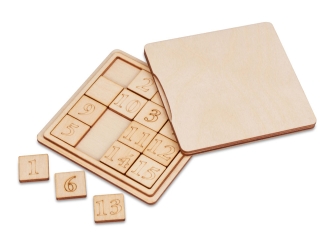 Изображение №1 | Деревянная головоломка «Пятнашки» (натуральный)