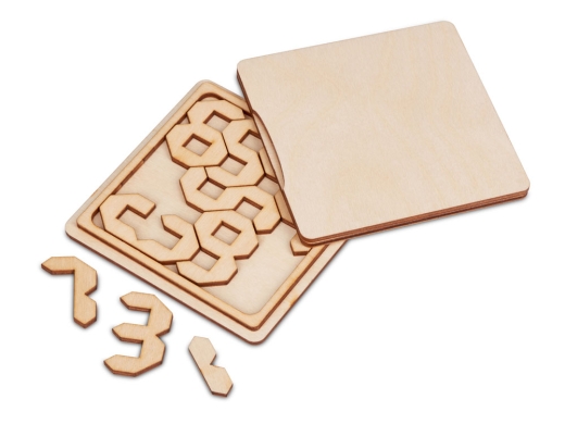 Изображение №1 | Деревянная головоломка «Цифры» (натуральный)