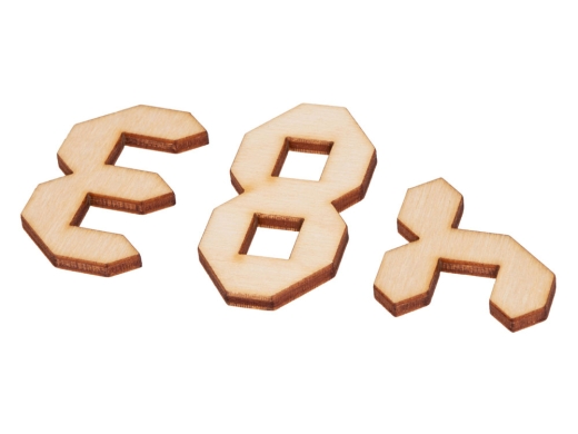 Изображение №2 | Деревянная головоломка «Цифры» (натуральный)