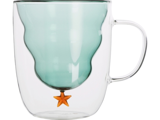 Изображение №5 | Кружка с двойными стенками с елочкой внутри «Winter Wonderland» (прозрачный, зеленый)