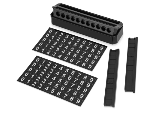 Изображение №4 | Табличка «Tempark» с номером телефона для временной парковки (черный)