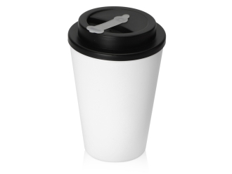 Изображение №1 | Пластиковый стакан с двойными стенками «Take away» (белый/черный)