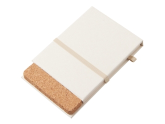 Изображение №1 | Блокнот А6 «Milky S» с подставкой из пробки (молочно-белый)