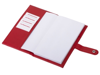 Изображение №4 | Блокнот-портфолио А6 «Wall Street» (красный)