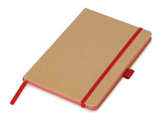 Изображение №1 | Блокнот A5 в твердой обложке «Sevilia Color» (натуральный, красный)